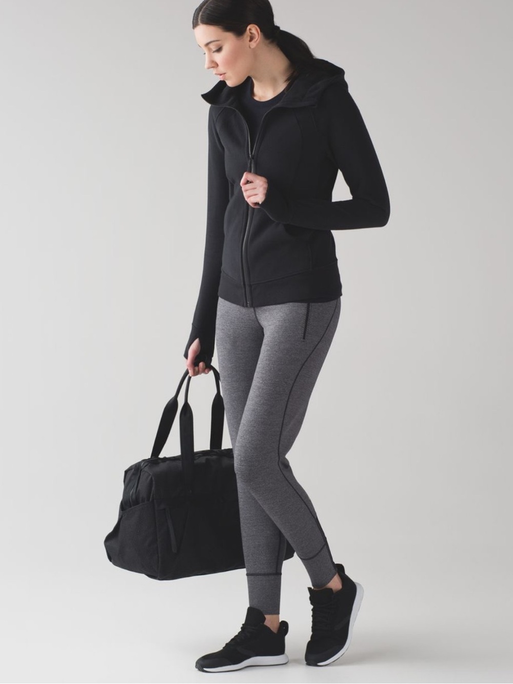 lululemon athletica Grey Heather Performance Leggings